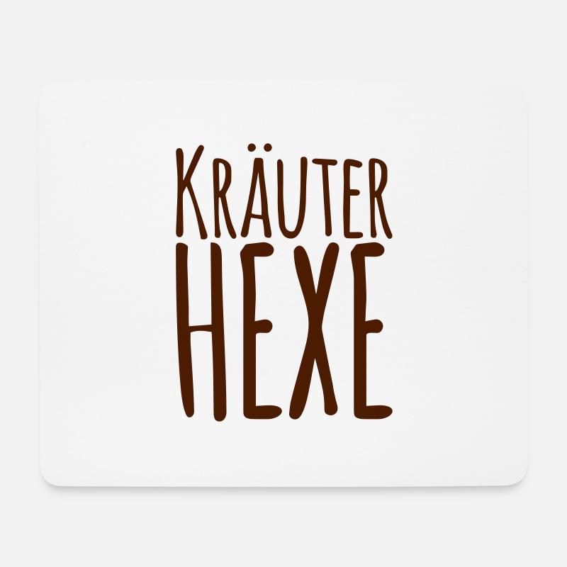 Kräuter Hexe - Mousepad (Querformat) - Weiß