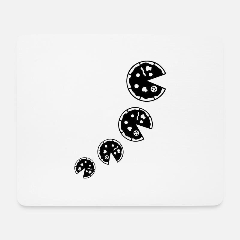 pizza pizza - Mousepad (Querformat) - Weiß