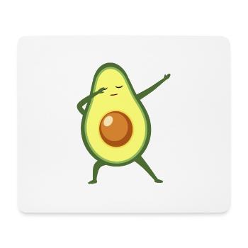Avocado Dab Dance - Mousepad (Querformat) - Weiß - Vorne