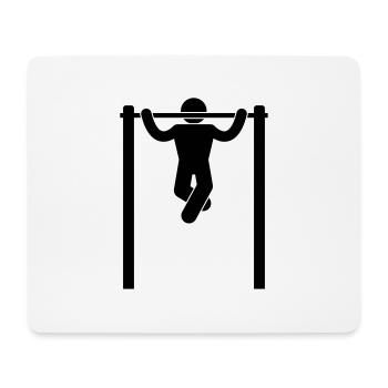 pullup - Mousepad (Querformat) - Weiß - Vorne