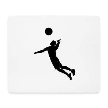 volleyball - Mousepad (Querformat) - Weiß - Vorne