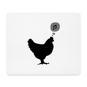 chicken - Mouse Pad (horizontal) - white - Front