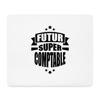 futur super comptable - Tapis de souris (format paysage) - blanc - Devant