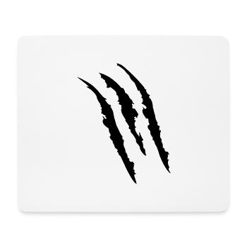 Griffe des Yooop Tigers Bruxelles - Tapis de souris (format paysage) - blanc - Devant