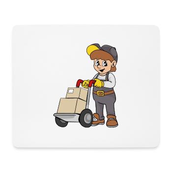 Lieferant - Mousepad (Querformat) - Weiß - Vorne