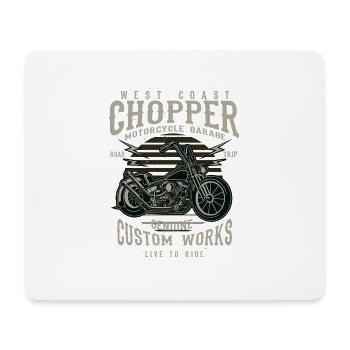 West Coast Chopper - Mouse Pad (horizontal) - white - Front