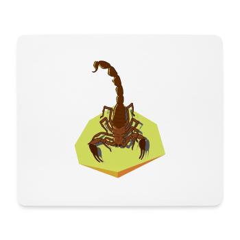 Insekt und Sternzeichen Skorpion mit Stachel - Mousepad (Querformat) - Weiß - Vorne