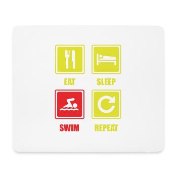 Natation. Nageurs. Natation. cadeau - Tapis de souris (format paysage) - blanc - Devant
