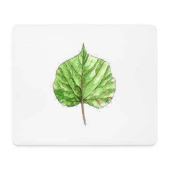 Lindenblatt - Mouse Pad (horizontal) - white - Front