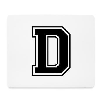 d - Mousepad (Querformat) - Weiß - Vorne