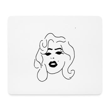 Marilyn Monroe - Tapis de souris (format paysage) - blanc - Devant