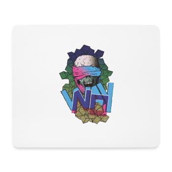 NO_WAY - Tapis de souris (format paysage) - blanc - Devant