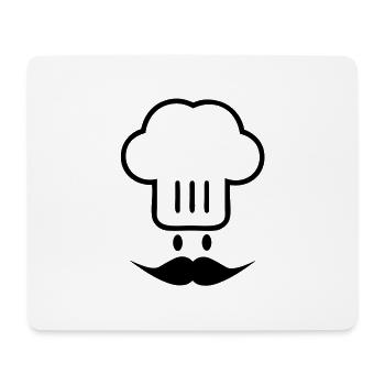 Chefkoch - Mousepad (Querformat) - Weiß - Vorne