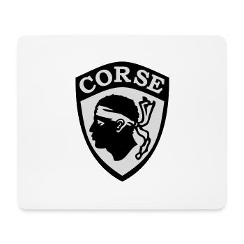 Korsika Blason - Mousepad (Querformat) - Weiß - Vorne