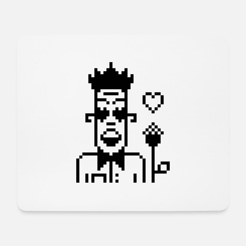 Valentin2 - Mousepad (Querformat) - Weiß