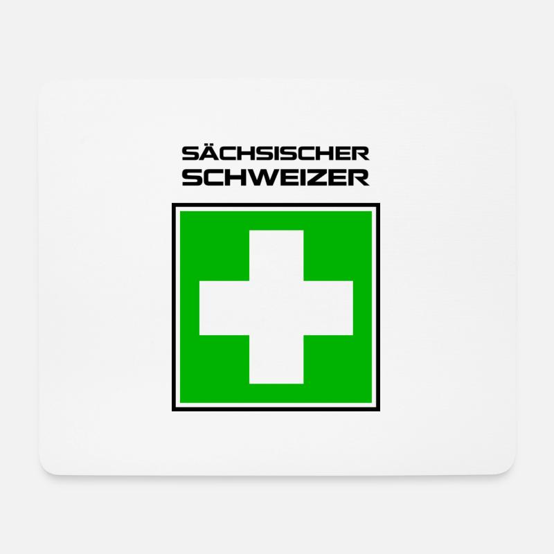 sächsischer schweizer 1 - Mousepad (Querformat) - Weiß