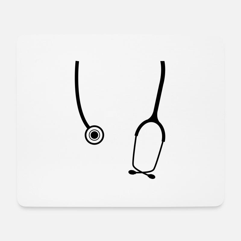Arzt - Mousepad (Querformat) - Weiß