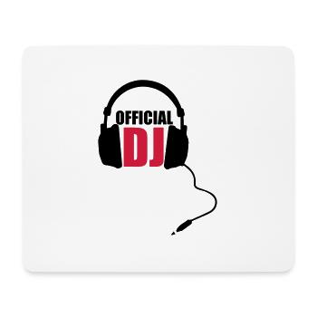 OfficialDJ - Mouse Pad (horizontal) - white - Front
