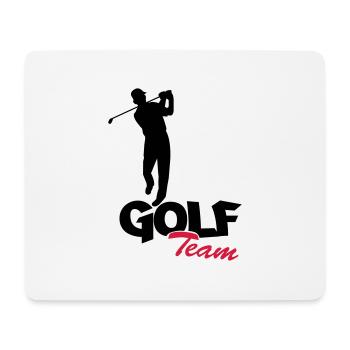 golfer_team2 - Mousepad (Querformat) - Weiß - Vorne
