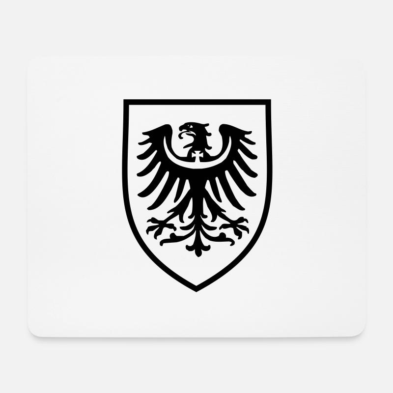 schlesienwappen - Mousepad (Querformat) - Weiß