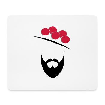 Schwarzwaldkerle ohne Schriftzug - Mousepad (Querformat) - Weiß - Vorne