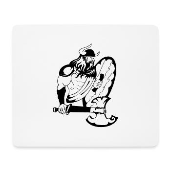 wikinger_1 - Tapis de souris (format paysage) - blanc - Devant