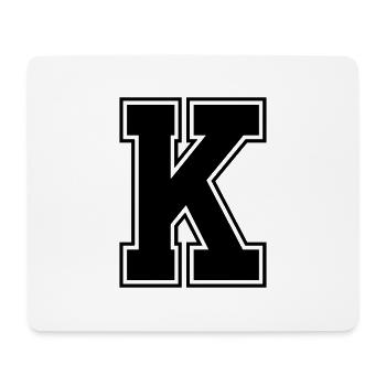k_symbol - Mouse Pad (horizontal) - white - Front