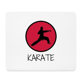Karate / Karateka / Martial Arts / Fight - Mousepad (Querformat) - Weiß - Vorne