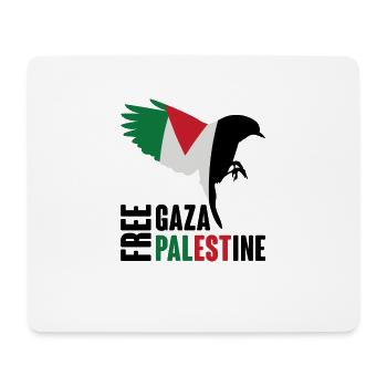 Free Gaza And Free Palestine - Mouse Pad (horizontal) - white - Front