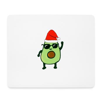 Avocado - Christmas - funny - Mouse Pad (horizontal) - white - Front