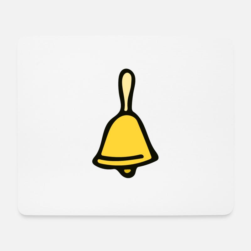 Glocke - Mousepad (Querformat) - Weiß