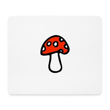 Pilz - Mousepad (Querformat) - Weiß - Vorne