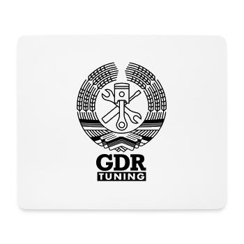 GDR Werkstatt Tuning Wappen - Mousepad (Querformat) - Weiß - Vorne