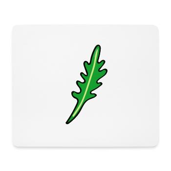 Légume végétal de roquette - Tapis de souris (format paysage) - blanc - Devant