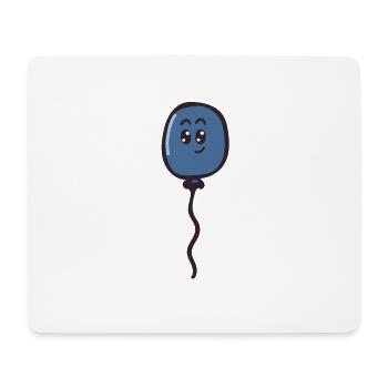 Luftballon - Mousepad (Querformat) - Weiß - Vorne