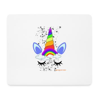 Unicorn stars - unicorn - horse - pony - glitter - Mouse Pad (horizontal) - white - Front