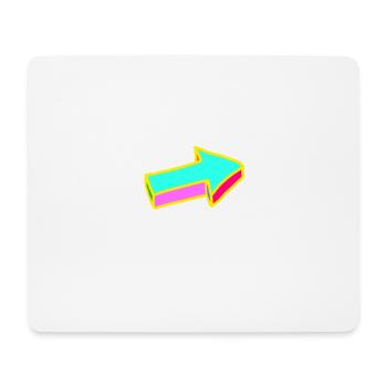 Pfeil - Mousepad (Querformat) - Weiß - Vorne