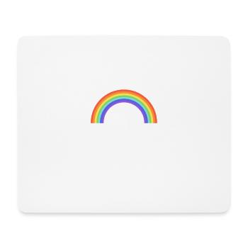 Regenbogen - Mousepad (Querformat) - Weiß - Vorne