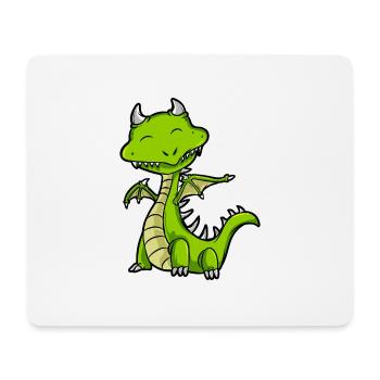 Dragon - Mouse Pad (horizontal) - white - Front