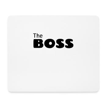 The Boss - Tapis de souris (format paysage) - blanc - Devant