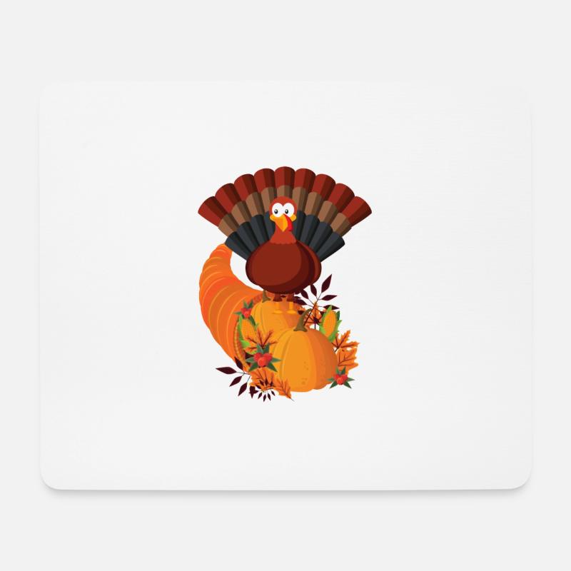 Thanksgiving Thanksgiving Truthahn - Mousepad (Querformat) - Weiß