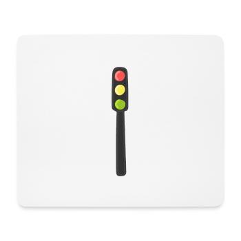 Traffic light - Mouse Pad (horizontal) - white - Front