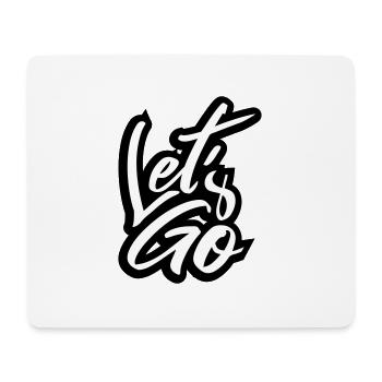 Graffiti Let s - Tapis de souris (format paysage) - blanc - Devant