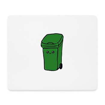 Müll - Mousepad (Querformat) - Weiß - Vorne