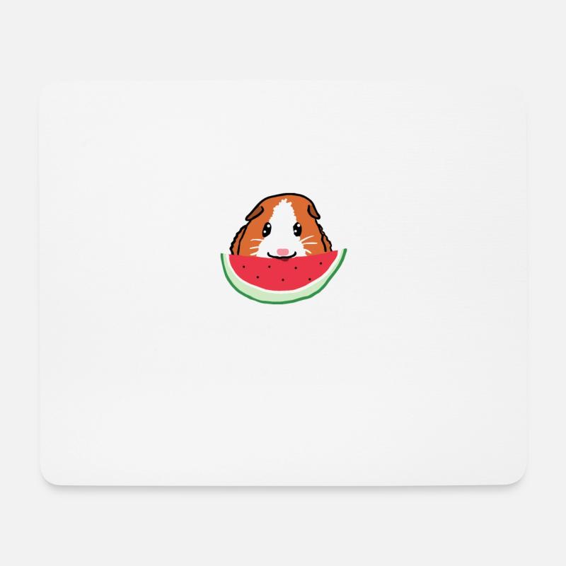 Guinea pig - Mouse Pad (horizontal) - white