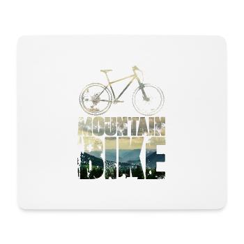 Mountain Bike - Mouse Pad (horizontal) - white - Front