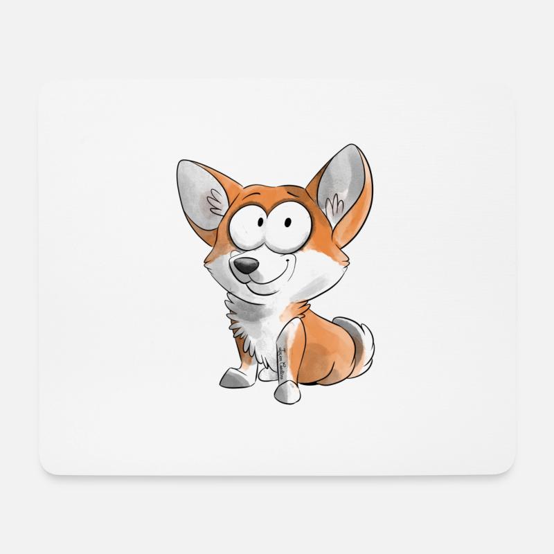 Ich bin ein Corgi. - Mousepad (Querformat) - Weiß