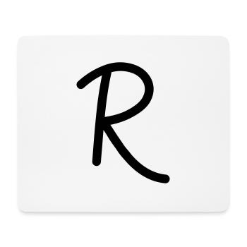 R - Mouse Pad (horizontal) - white - Front