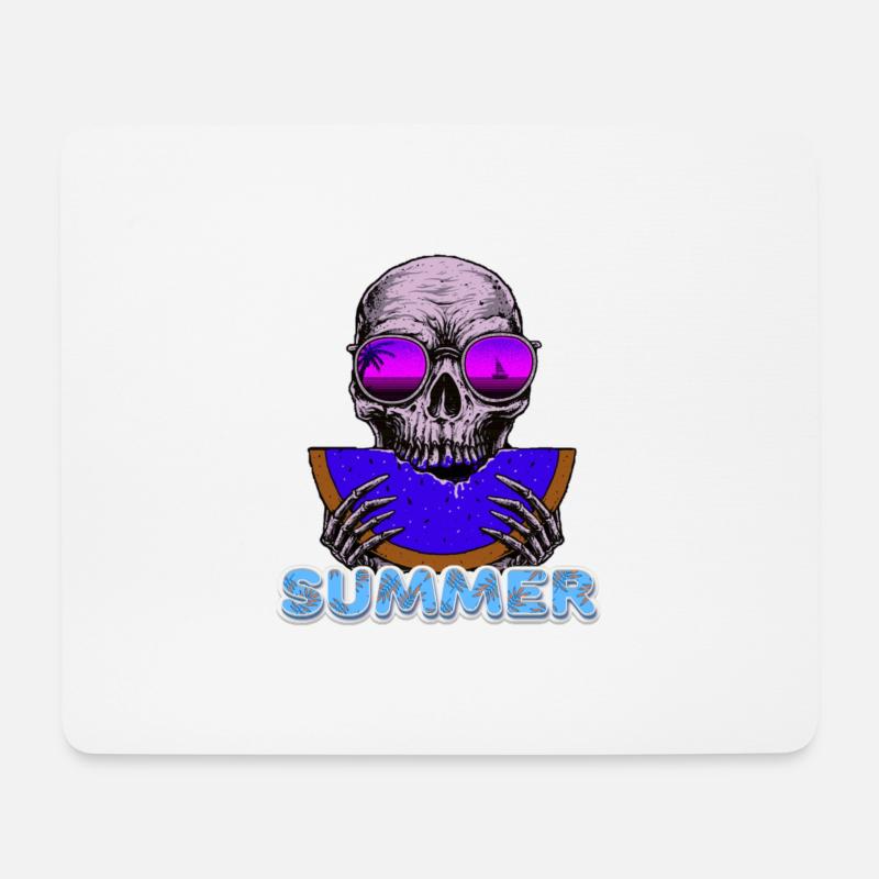 vacay-Modus - Mousepad (Querformat) - Weiß