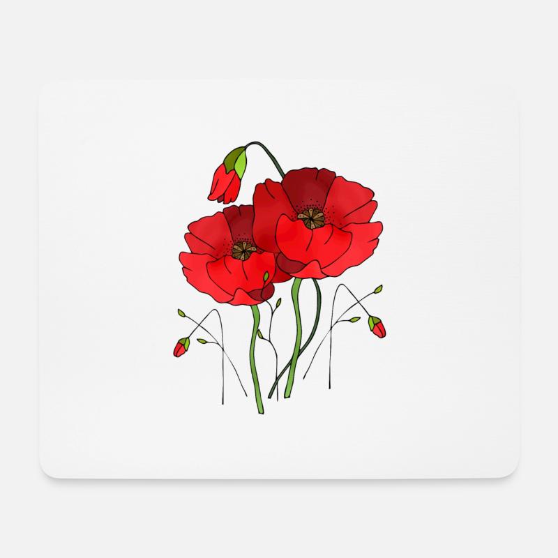 Flowers - Mouse Pad (horizontal) - white